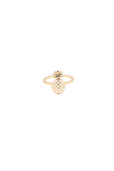 Anillo Piña Metal ORO