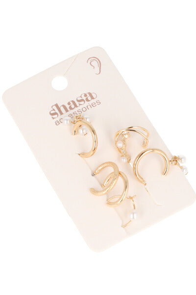 7 P Earcuff Perlitas ORO
