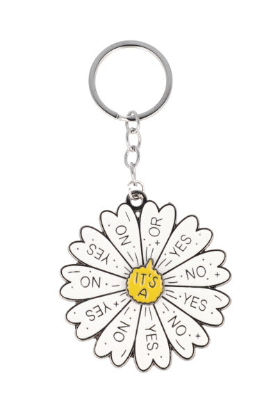 Llavero ruleta multicolor BLANCO