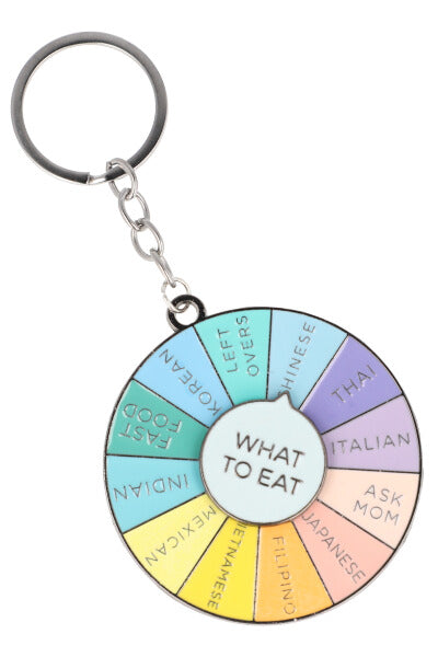 Llavero ruleta multicolor