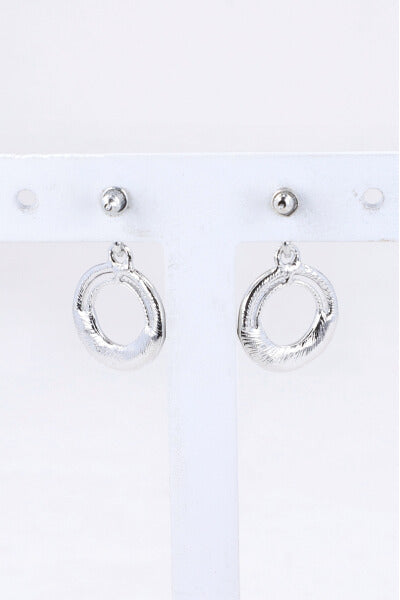 Aretes Circulo Brillos PLATA