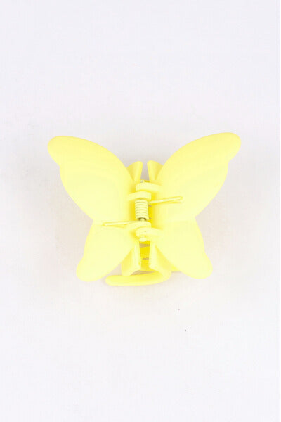 Pinza Midi Mariposa Mate AMARILLO