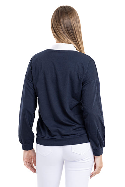 Sudadera polo New York MARINO COMBO