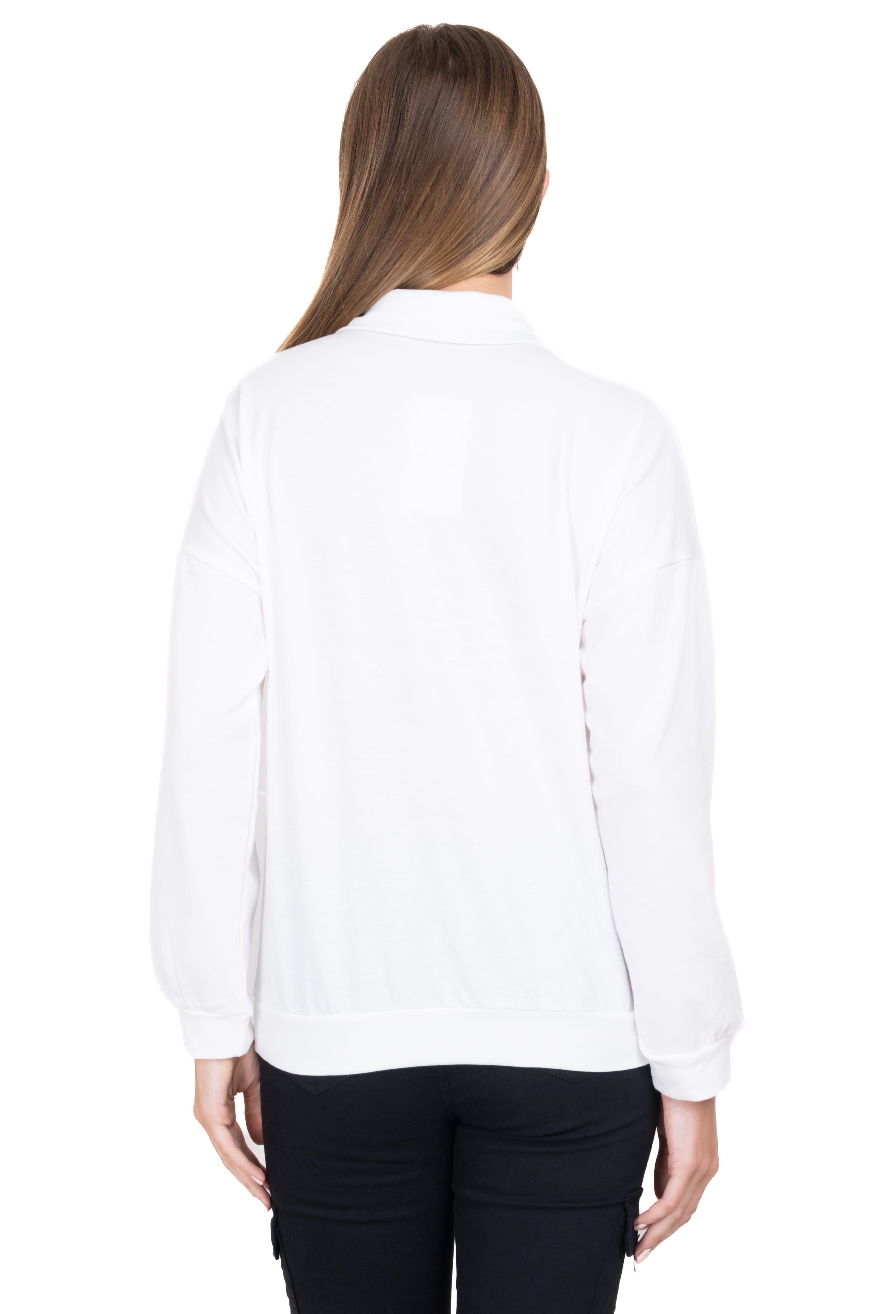 Sudadera polo New York BLANCO