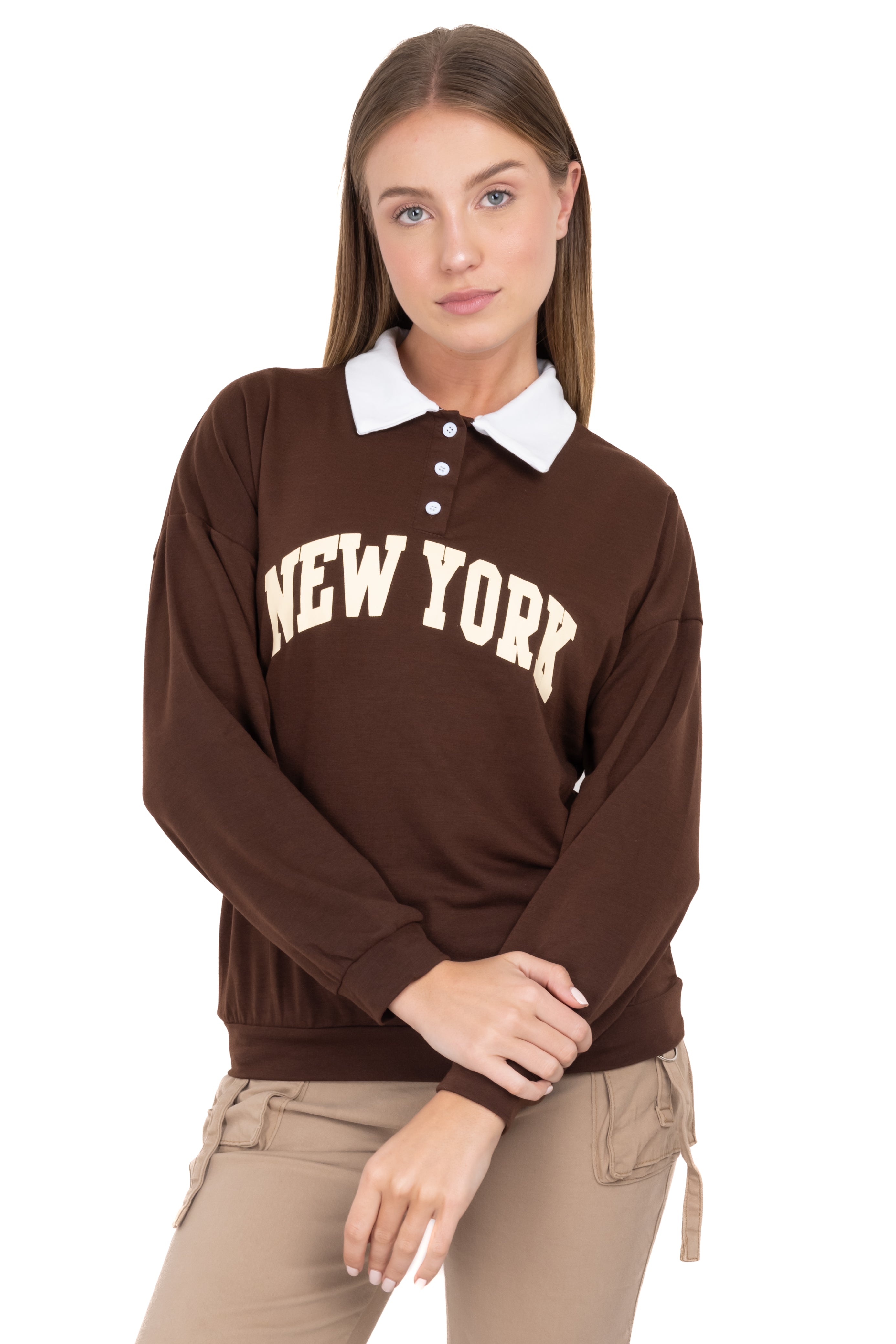 Sudadera polo New York CAFE COMBO