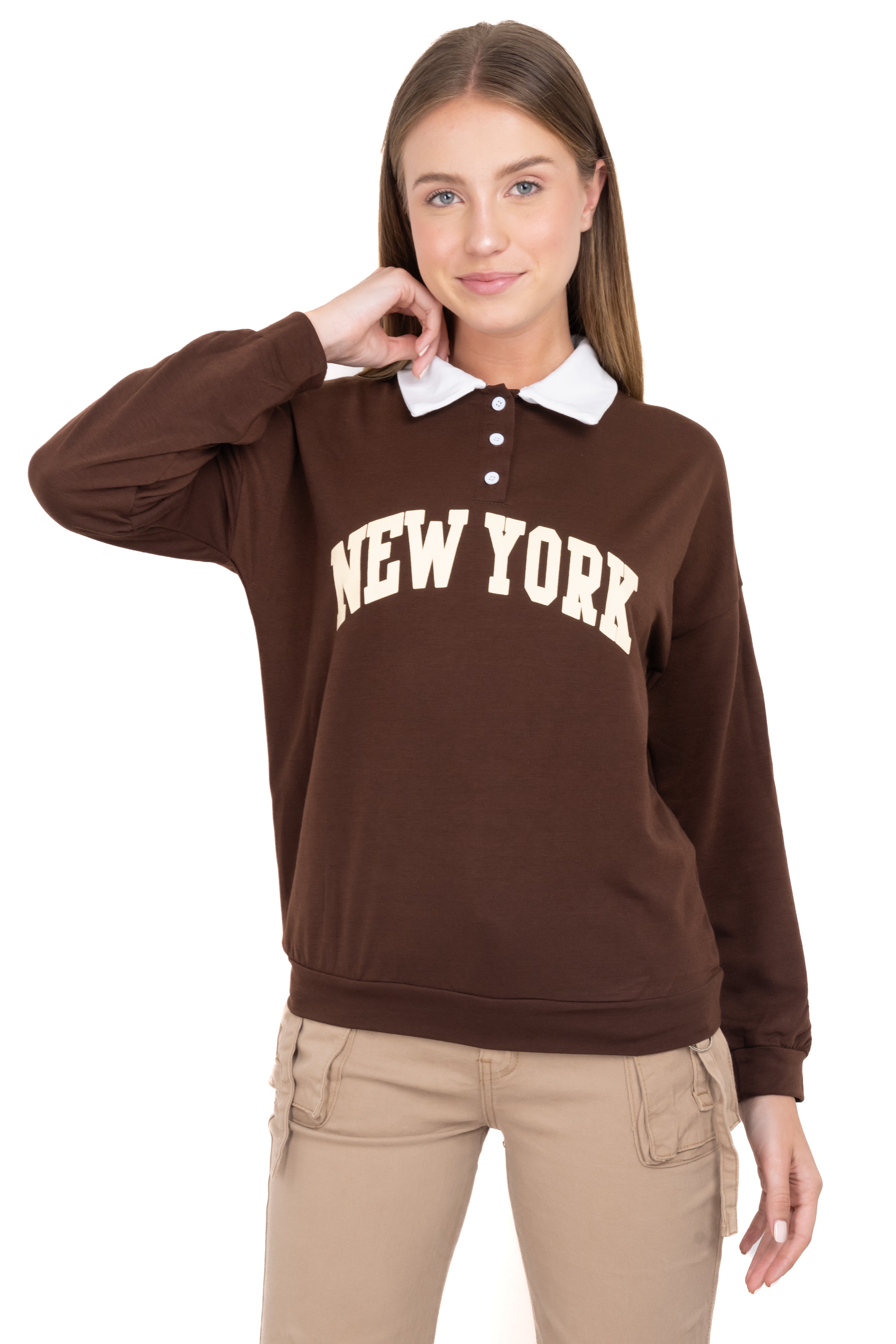 Sudadera polo New York CAFE COMBO