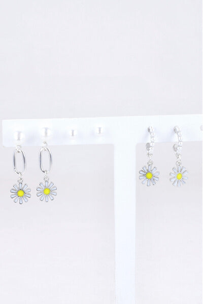 3Pr Aretes Margaritas Perlas