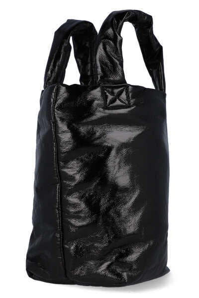 Bolsa tote metalizada NEGRO