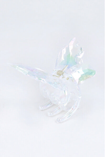 Pinza midi mariposa TRANSPARENTE