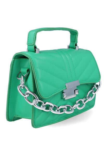 Bolsa mini estructurada textura VERDE