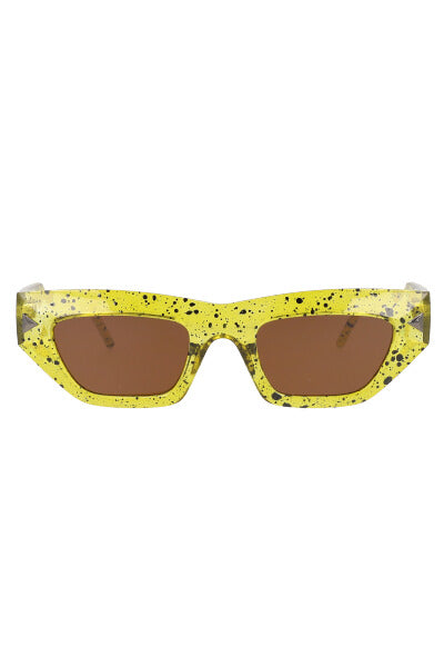 Lentes oversize manchas
