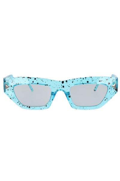 Lentes oversize manchas AZUL