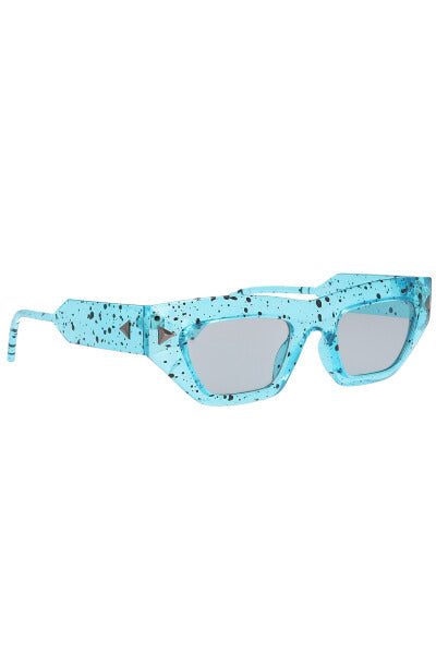 Lentes oversize manchas AZUL