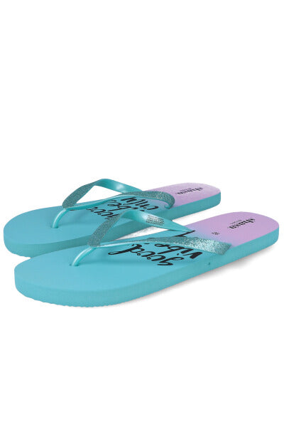 Flip flops estampado Good Vibes AZUL