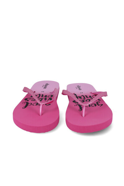 Flip flops estampado Good Vibes ROSA