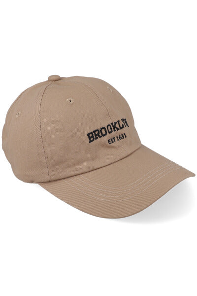 Gorra bordado Brooklyn BEIGE