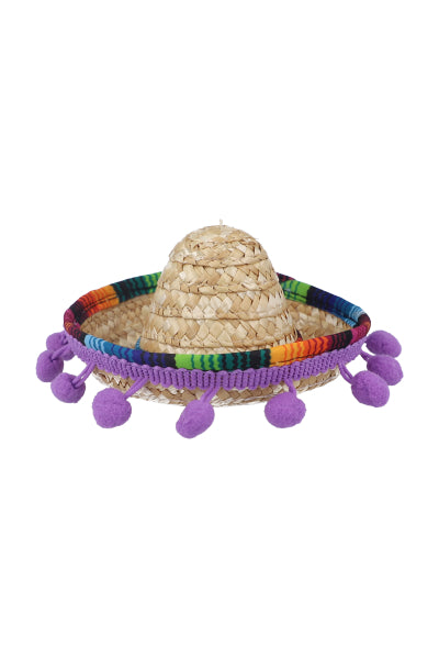 Sombrero para mascota mexicano mascota chico MORADO