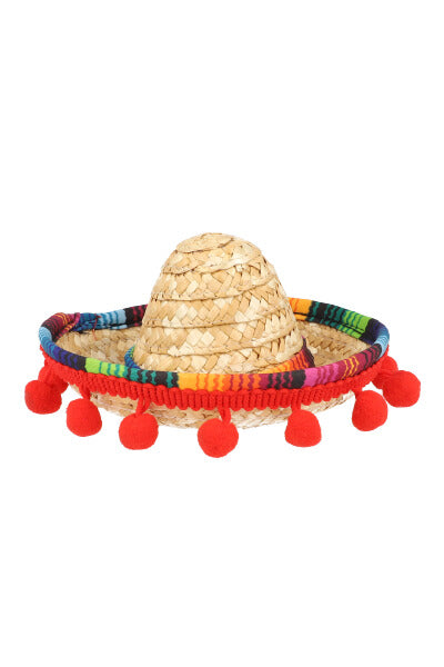 Sombrero para mascota mexicano mascota chico MULTICOLOR