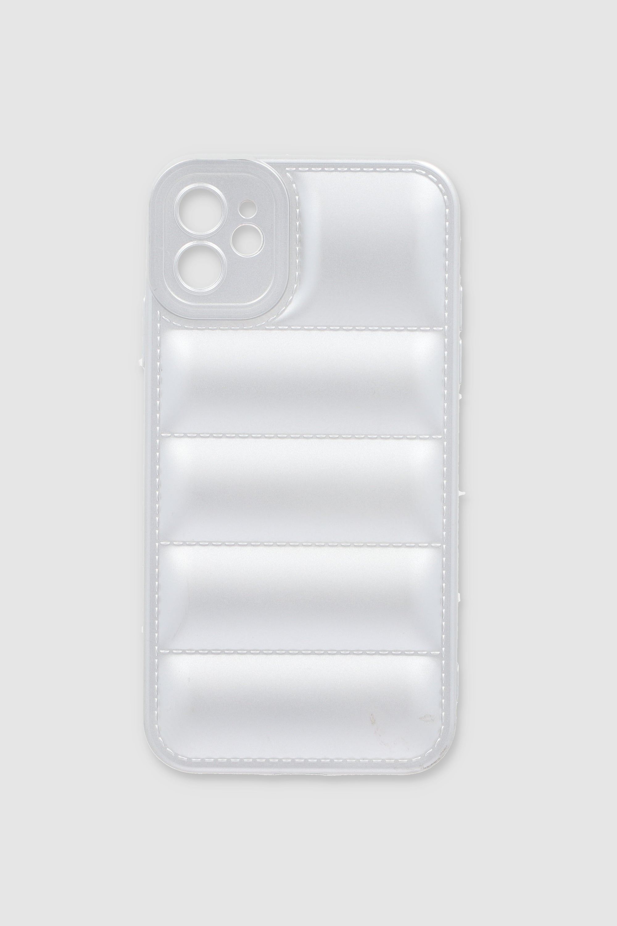 Funda celular capitonada J200 PLATA