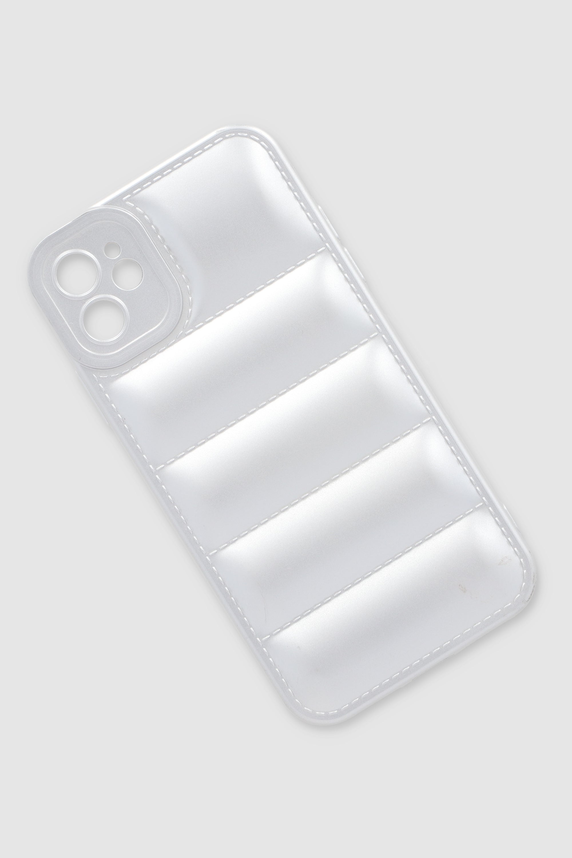 Funda celular capitonada J200 PLATA