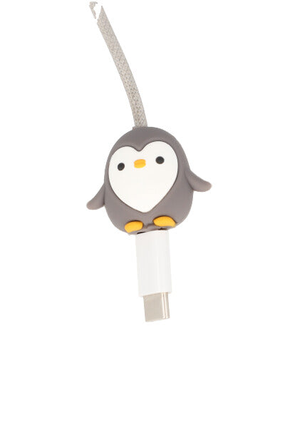 Protector cable pingüino