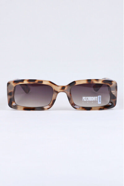 Lentes rectangulares carey MULTICOLOR