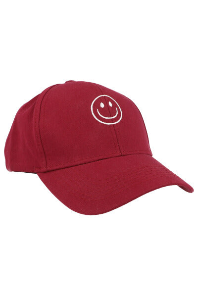 Gorra Bordado Carita Feliz VINO