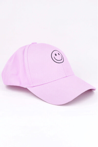 Gorra Bordado Carita Feliz LAVANDA