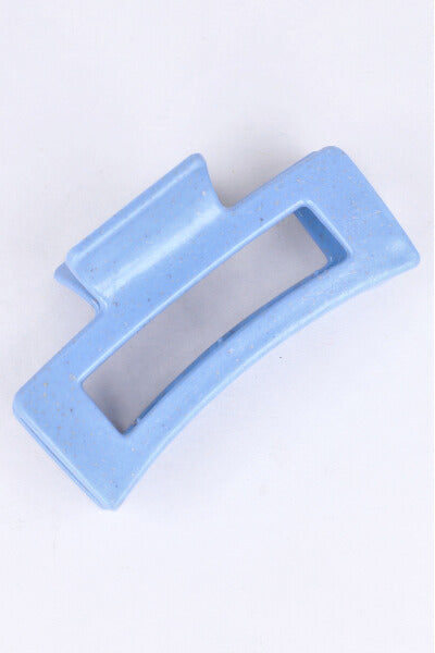 Pinza rectangular diseño moteado AZUL