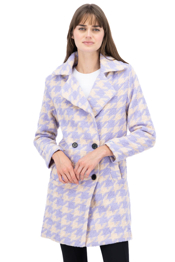 Abrigo tweed pata gallo