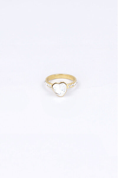 Anillo Corazon Diamante ORO