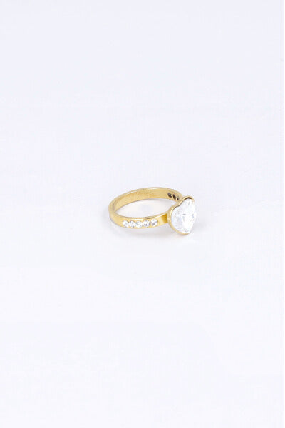 Anillo Corazon Diamante ORO
