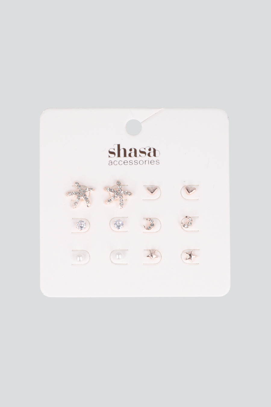Set 6 Pares Aretes Studs