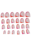 Set 24 uñas postizas bicolor