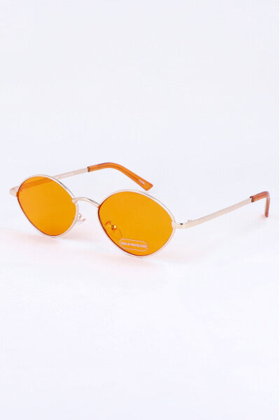 Lentes finos retro ovalados NARANJA