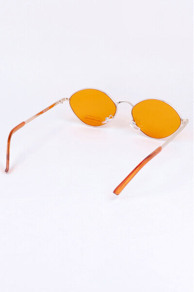 Lentes finos retro ovalados NARANJA