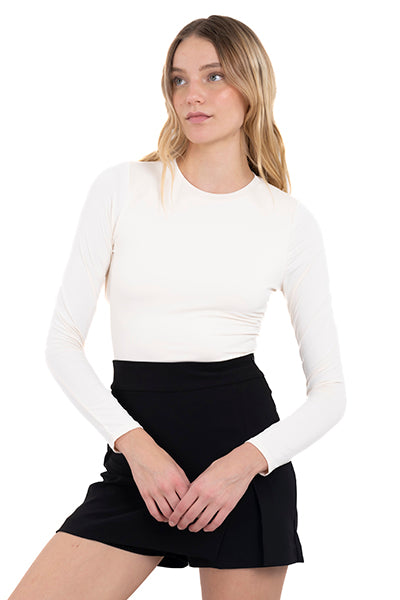 Bodysuit liso manga larga