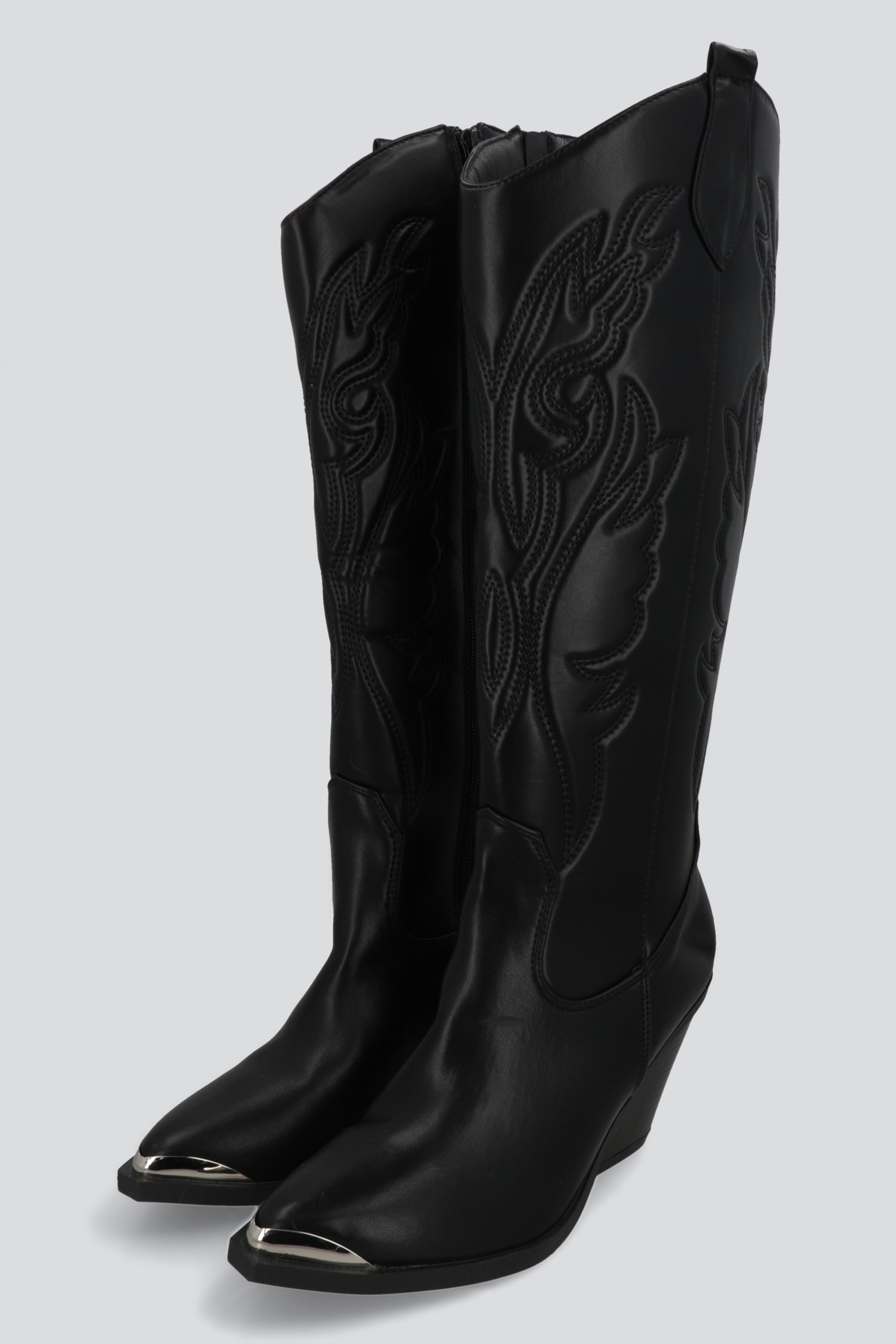 Botas Vaqueras Punta Metálica NEGRO