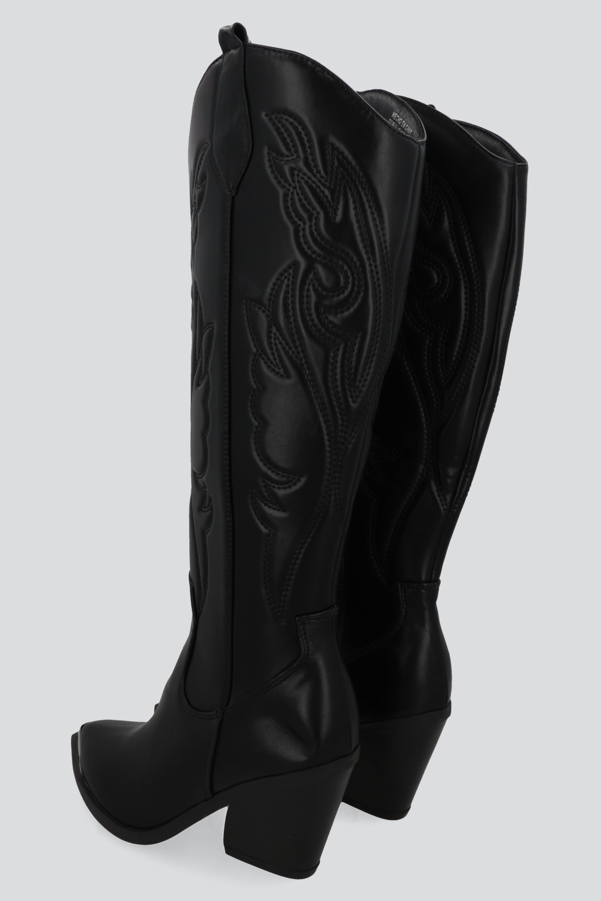 Botas Vaqueras Punta Metálica NEGRO