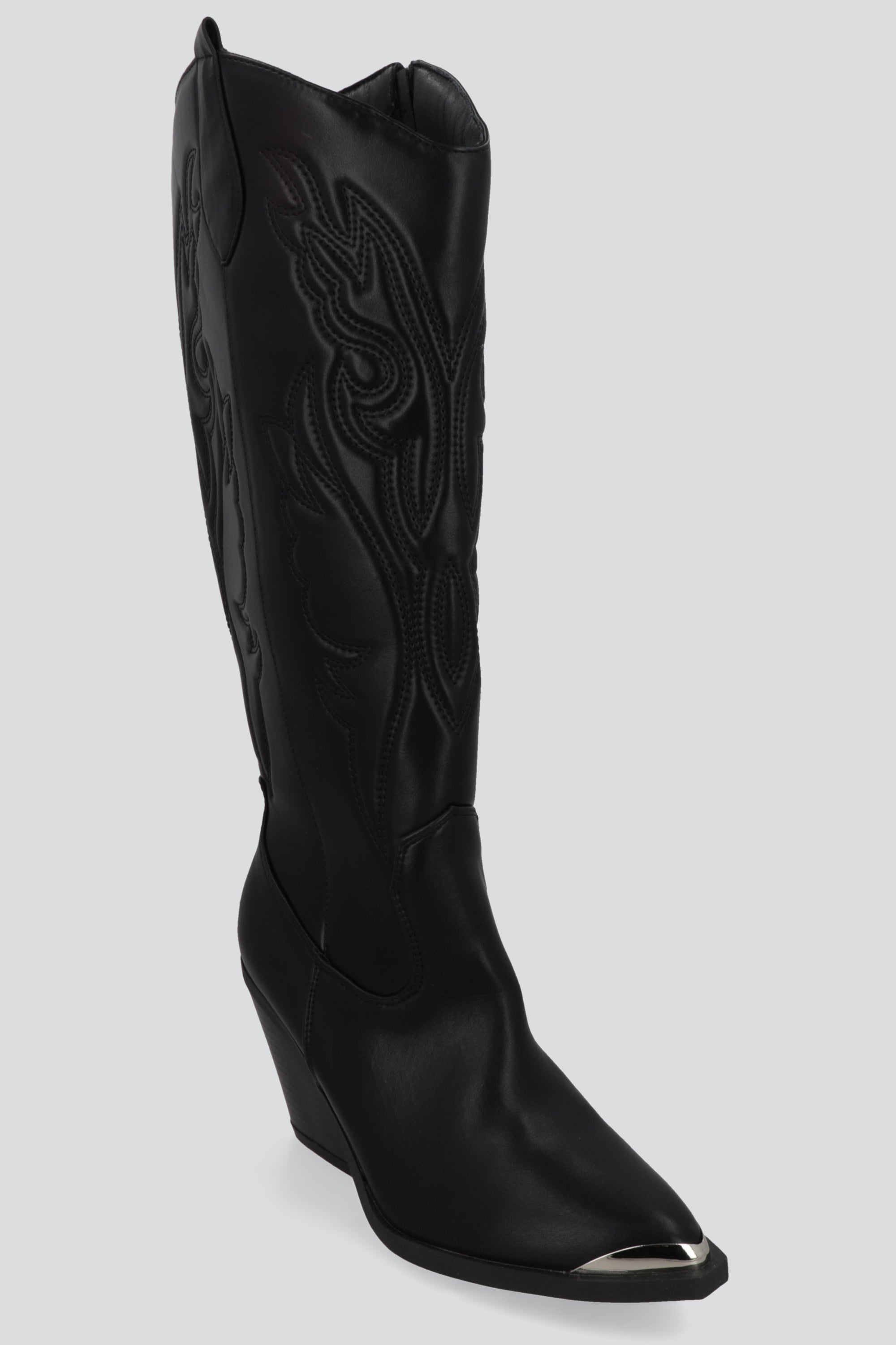 Botas Vaqueras Punta Metálica NEGRO