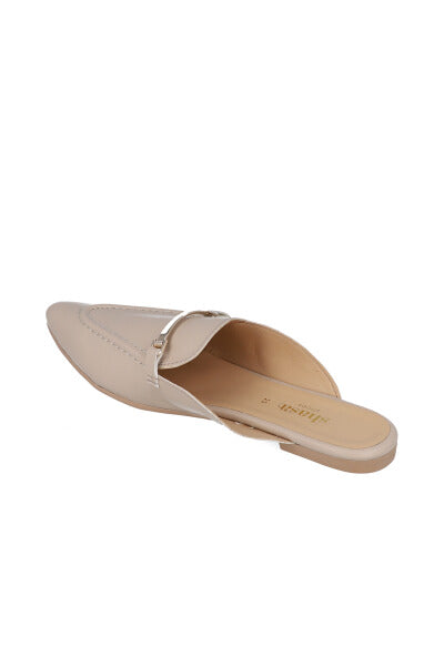 Loafer mula hebila delantera NUDE