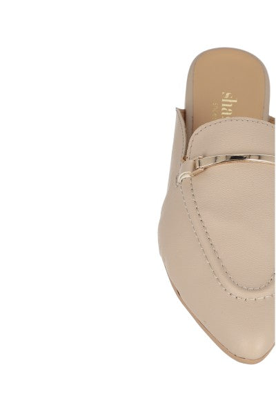 Loafer mula hebila delantera NUDE