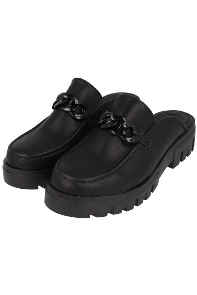 Loafer mula suela track NEGRO