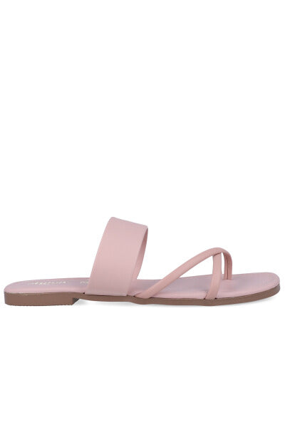 Sandalia pala tiras cruzadas BLUSH