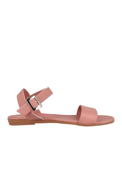 Sandalia efecto piel pulsera tobillo PALO DE ROSA