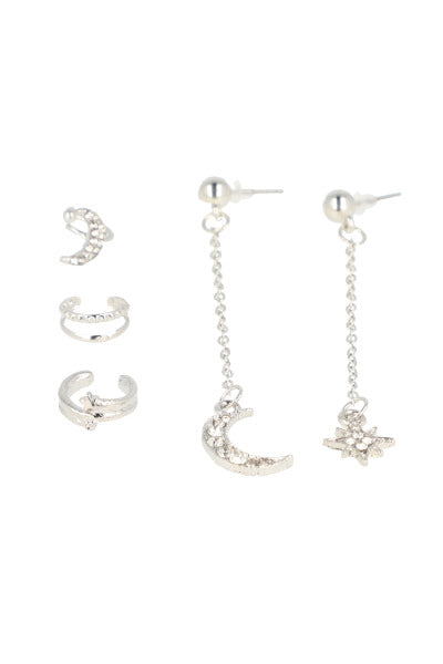 Set earcuffs estrella PLATA