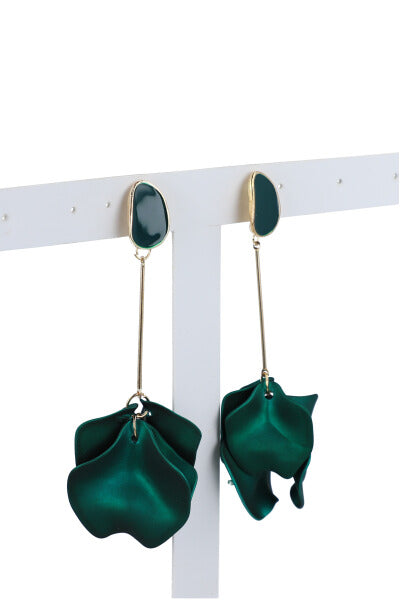 Aretes Largos Pétalos