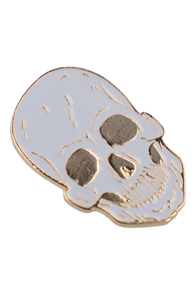 Pin Calavera PLATA
