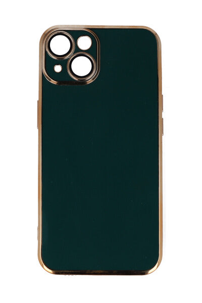 Funda celular i14 espejo VERDE