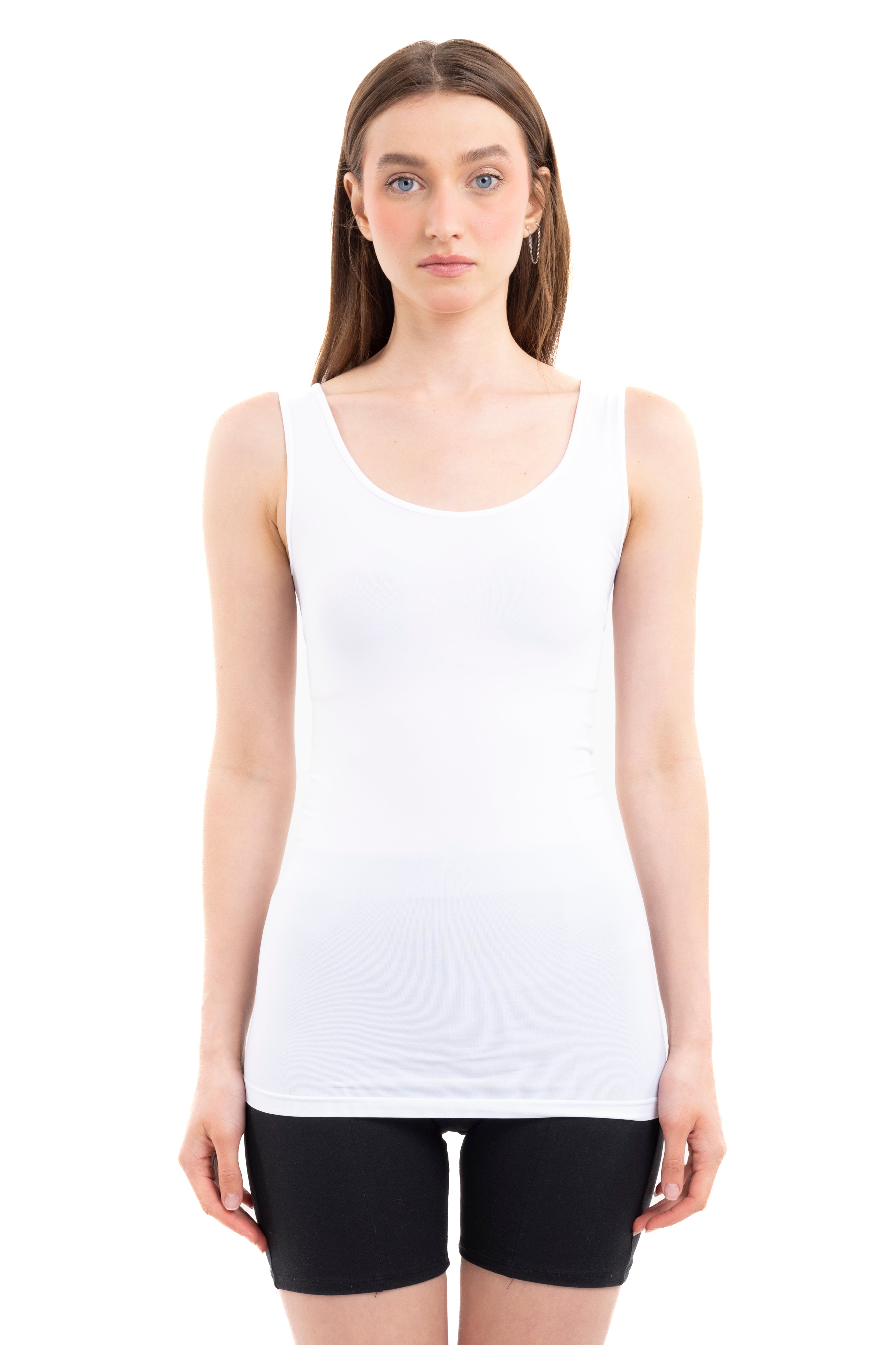 Top seamless liso BLANCO